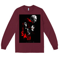 Burgundy saw movie Long Sleeve Tee - tuanDangUi