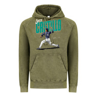 Vintage Olive luis castillo seattle baseball Vintage Hoodie - tuanDangUi