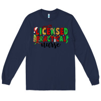 Navy licensed practical nurse Long Sleeve Tee - CowGirlArtShop
