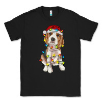 Black christmas beagle Classic Tee - RanaPortraitStore