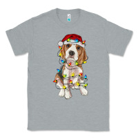 Heather Grey christmas beagle Classic Tee - RanaPortraitStore