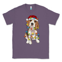 Lavender christmas beagle Classic Tee - RanaPortraitStore