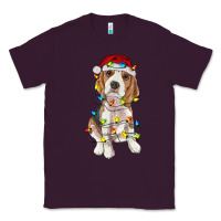 Plum christmas beagle Classic Tee - RanaPortraitStore