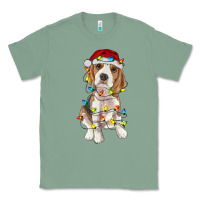 Sage christmas beagle Classic Tee - RanaPortraitStore
