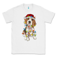 White christmas beagle Classic Tee - RanaPortraitStore