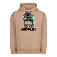 Pigment Burro tie dye momlife messy bun Urban Hoodie - BarkalooDesign