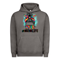 Pigment Tornado tie dye momlife messy bun Urban Hoodie - BarkalooDesign