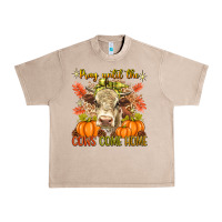 French Oak Pray Till The Cows Come Home Urban Heavy Tee - texasbilliewilder