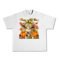 Lunar Rock Pray Till The Cows Come Home Urban Heavy Tee - texasbilliewilder