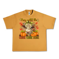 Pray Till The Cows Come Home Urban Heavy Tee | Teevron