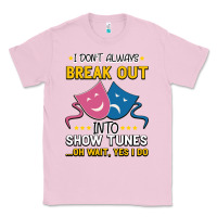 Bubblegum Pink My Brain is 95% Show Tunes. Funny Theatre Gift. Classic Tee - Bettercallsaul