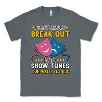 Charcoal Heather My Brain is 95% Show Tunes. Funny Theatre Gift. Classic Tee - Bettercallsaul