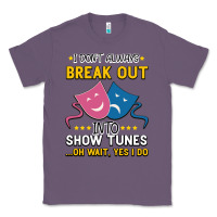 Lavender My Brain is 95% Show Tunes. Funny Theatre Gift. Classic Tee - Bettercallsaul