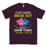 Plum My Brain is 95% Show Tunes. Funny Theatre Gift. Classic Tee - Bettercallsaul