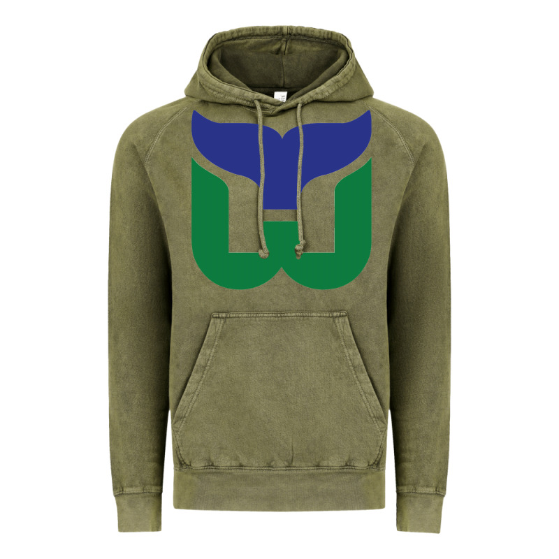 Vintage Hartford Hockey   Retro Whalers Vintage Hoodie by tuanDangUi | Teevron