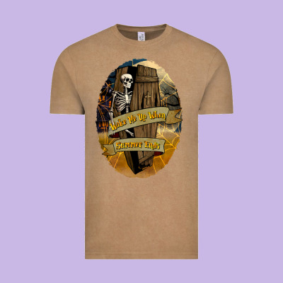Wake Me Up When Summer Ends Vintage Tee Designed By Texasbilliewilder