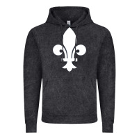 Vintage Black vintage quebec hockey   retro nordiques fleur de lis Vintage Hoodie - tuanDangUi