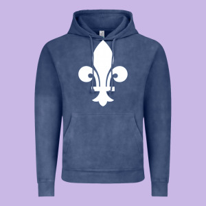 Vintage Quebec Hockey   Retro Nordiques Fleur De Lis Vintage Hoodie Designed By Tuandangui