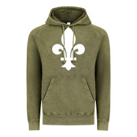 Vintage Olive vintage quebec hockey   retro nordiques fleur de lis Vintage Hoodie - tuanDangUi