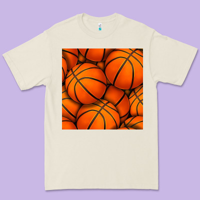 Basketball Seamless Pattern Premium Tee Designed By Bundleandbundleshop