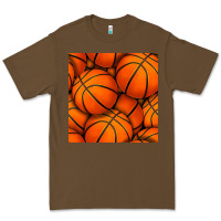 Cacao basketball seamless pattern Premium Tee - BundleAndBundleShop