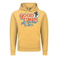 Vintage Mustard good times ain't we lucky we got'em Vintage Hoodie - tuanDangUi
