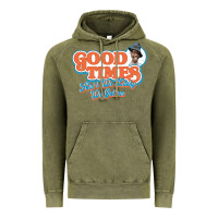 Vintage Olive good times ain't we lucky we got'em Vintage Hoodie - tuanDangUi