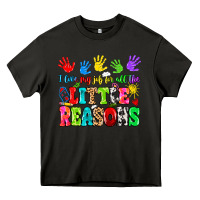 Asphalt I love my job for all the little reasons Heavy Core Tee - MaliasSmallBusiness