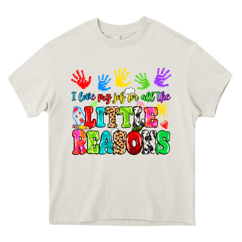 I Love My Job For All The Little Reasons Heavy Core Tee by MaliasSmallBusiness | Teevron