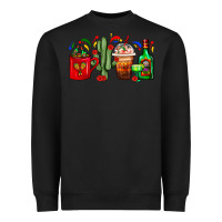 Black Mexico Coffee Cups With Cactus And Tequila Bottle Heavyweight Sweatshirt - FaDigitalArtStudio