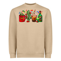 Mushroom Mexico Coffee Cups With Cactus And Tequila Bottle Heavyweight Sweatshirt - FaDigitalArtStudio