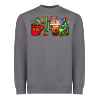 Storm Mexico Coffee Cups With Cactus And Tequila Bottle Heavyweight Sweatshirt - FaDigitalArtStudio