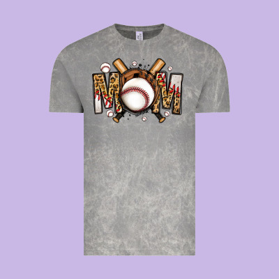 Baseball Mom Vintage Tee Designed By Jasminsmagicworld