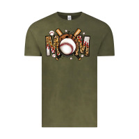 Vintage Olive baseball mom Vintage Tee - Jasminsmagicworld