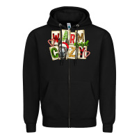 Black warm and cozy donkey Zipper Hoodie - FaDigitalArtStudio