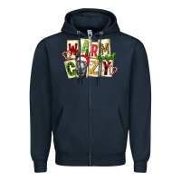 Navy warm and cozy donkey Zipper Hoodie - FaDigitalArtStudio
