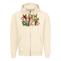 Sandshell warm and cozy donkey Zipper Hoodie - FaDigitalArtStudio