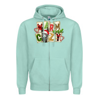 Seafoam warm and cozy donkey Zipper Hoodie - FaDigitalArtStudio