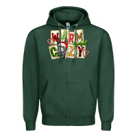 Sports Green warm and cozy donkey Zipper Hoodie - FaDigitalArtStudio