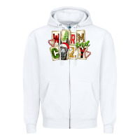 White warm and cozy donkey Zipper Hoodie - FaDigitalArtStudio