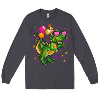 Smoke birthday t rex pink Long Sleeve Tee - CowGirlArtShop