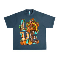 Midnight Navy Love Turkey Thanksgiving Urban Heavy Tee - texasbilliewilder