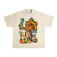 Sandshell Love Turkey Thanksgiving Urban Heavy Tee - texasbilliewilder