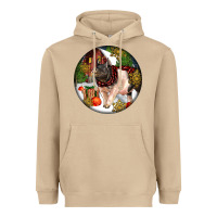 Mushroom hampshire sow pig christmas Heavyweight Hoodie - LillyAllenDesigns