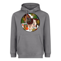 Storm hampshire sow pig christmas Heavyweight Hoodie - LillyAllenDesigns