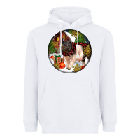 White hampshire sow pig christmas Heavyweight Hoodie - LillyAllenDesigns