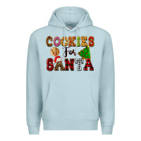 Blue Mist cookies for santa Premium Hoodie - FaDigitalArtStudio