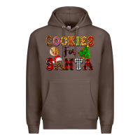 Coffee cookies for santa Premium Hoodie - FaDigitalArtStudio