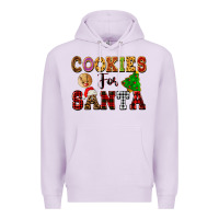 Lilac cookies for santa Premium Hoodie - FaDigitalArtStudio