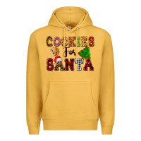 Mustard cookies for santa Premium Hoodie - FaDigitalArtStudio